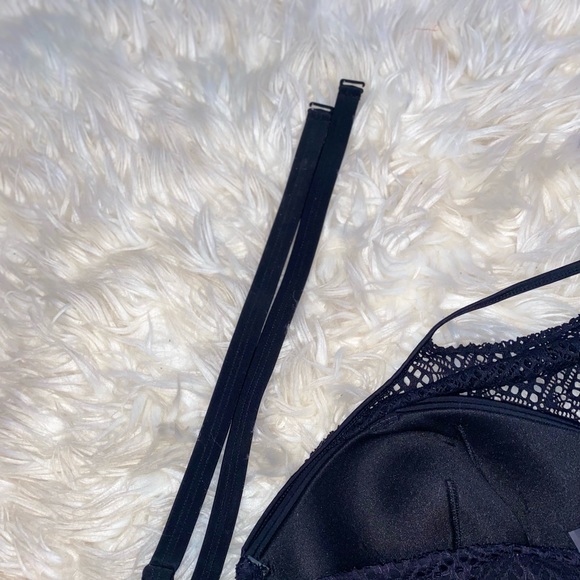 PLUS Torrid size XL halter lace black swim top - Picture 5 of 7